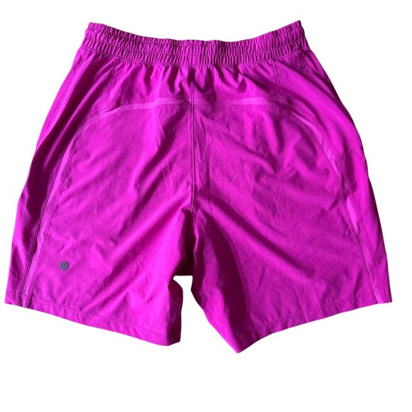 Lululemon Pace Breaker Linerless Short 7" Fuscha Highlight Size Small - Picture 5 of 5